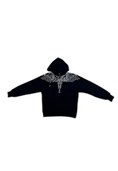 Felpa con cappuccio Donna white wings
