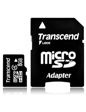 Carte Mémoire Standard Sd Class 2 8gb Black One Size unisex - Transcend - FashionsVida