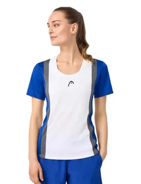 Club 25 Tech Short Sleeve T-shirt Royal / White L - Head Racket - FashionsVida