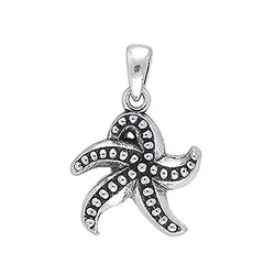 Dive Silver Ciondolo Starfish