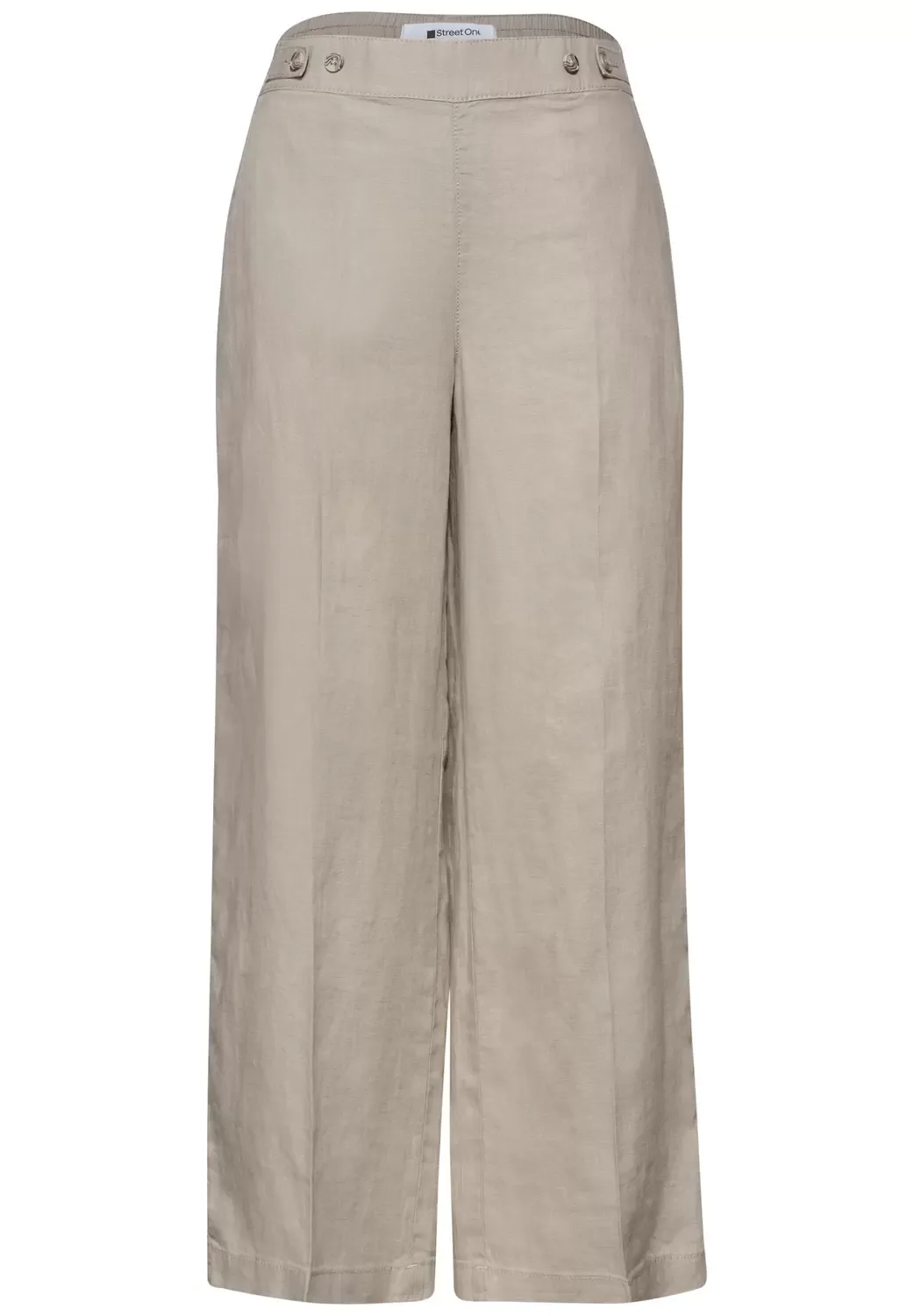 SOL_Wide Leg Buttons HW female - 44 / /32 - FashionsVida