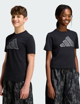 T-SHIRT CAMO GRAPHIC JUNIOR 9-10A Black