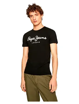 T-shirt à Manches Courtes Original Stretch Black XL