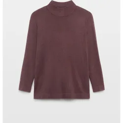 Jersey de mujer con cuello perkins