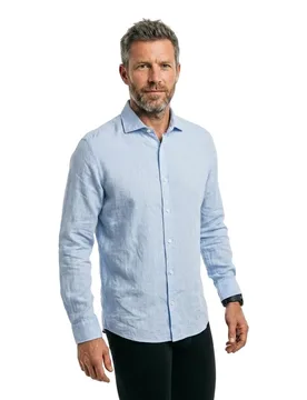 Chemise à Manches Longues Liam 262 10258366 Light / Pastel Blue 2XL - BOSS - FashionsVida