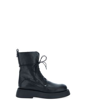 Anfibi in pelle NERO 40