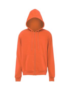 MO Sudadera con cremallera naranja
