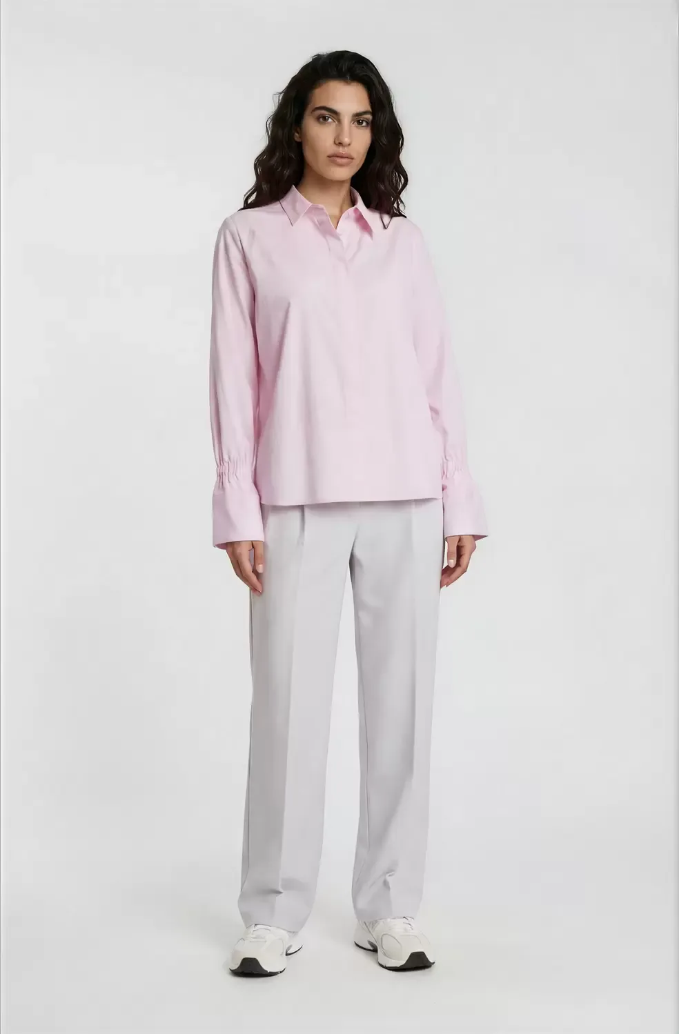 SHIRT BLOUSE W/ ELASTIC GATHERING A female - 40 - FashionsVida