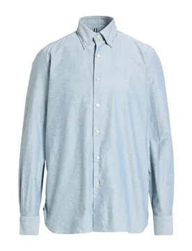 Camisa Hombre Verde oscuro 44 Hombre - Borrelli Napoli - FashionsVida