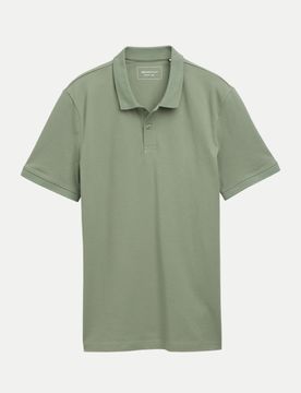 Poloshirt Basic Grün S
