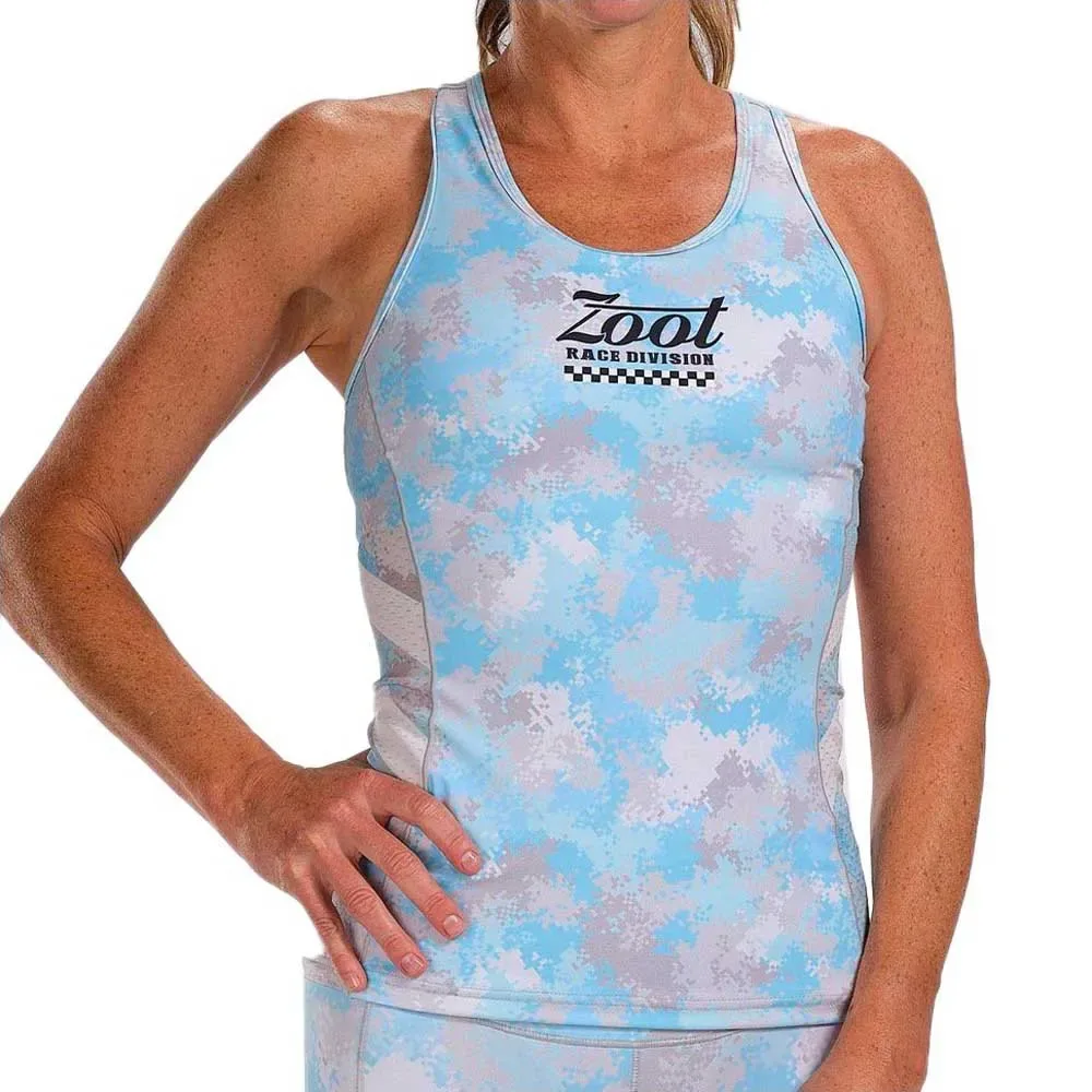 Maglia Da Triathlon Senza Maniche Race Division Blue / Grey - Zoot - FashionsVida