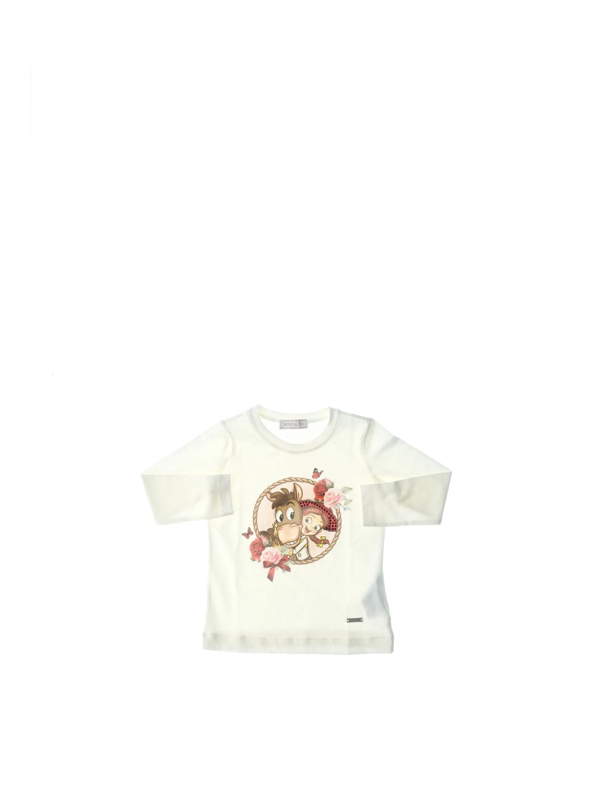 T-shirt maniche lunghe PANNA 5 - Monnalisa - FashionsVida