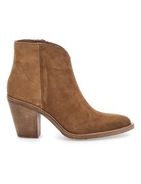 Stivaletto deserto in vera pelle con tacco 6326400 40