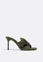 Sandalen mit Schleife KHAKI 40