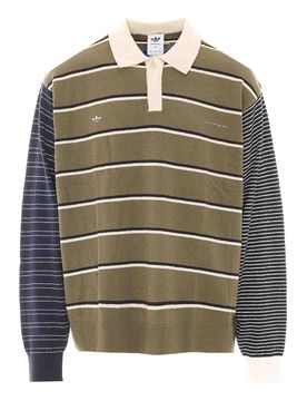 Polo a maniche lunghe con logo