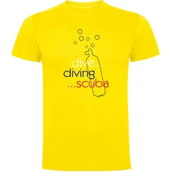 Maglietta A Maniche Corte Dive Diving Scuba