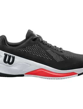 Rush Pro 4.0 Shoes Black / White / Poppy Red UK 11.5 - Wilson - FashionsVida
