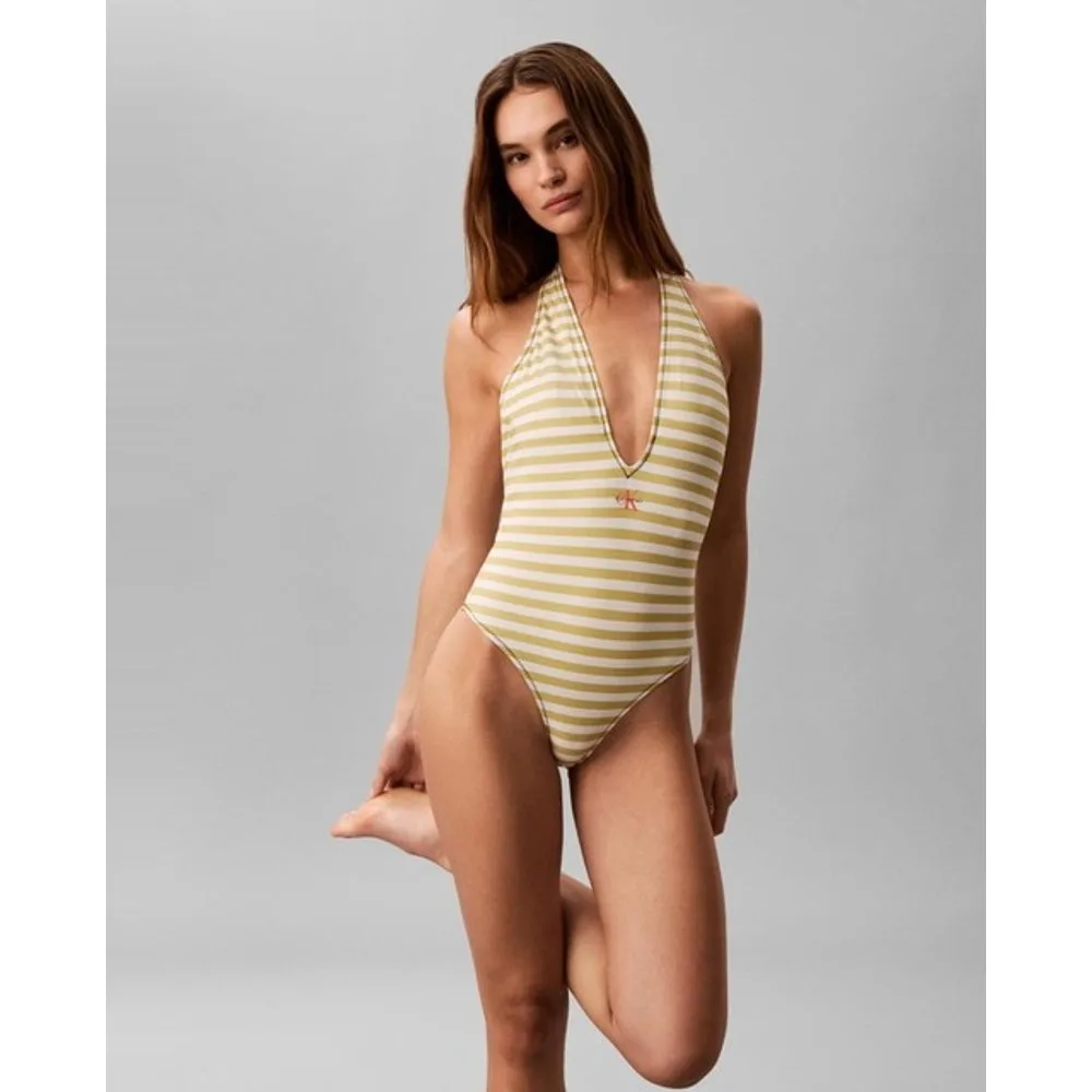 Calvin Klein - Bañador halter - Calvin Klein - FashionsVida