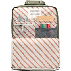 Mochila compacta unisex con dos compartimentos