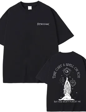 Rock Band Fleetwood Mac Rhiannon Time Cast A Spell on You But You Won't Forget Me Merch T-shirt Stevie Nicks T Shirts Men Women - Aliexpress - FashionsVida
