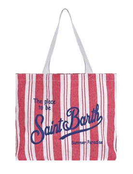Borsa media - 471028 - Panna/Rosso - MC2 SAINT BARTH - FashionsVida