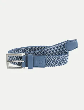 Gürtel mit Stretchband Blau 85 - Prince Bowtie - FashionsVida