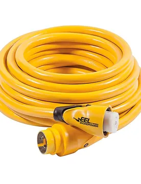 Eel Shorepower Cable Set Yellow 50A unisex - Marinco - FashionsVida