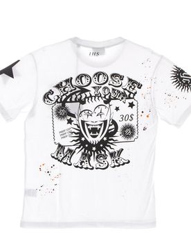 Maglietta Uomo Choose Your Mask Tee White