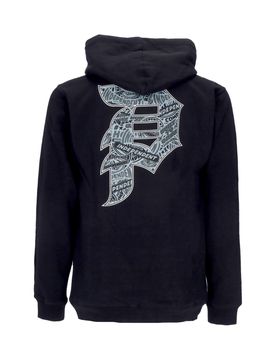 Felpa Cappuccio Uomo Stickers Dirty P Hood X Independent Black
