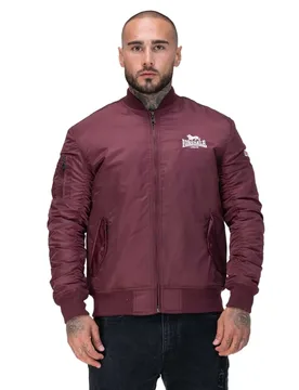 Veste Tern Hill Oxblood / White S - Lonsdale - FashionsVida