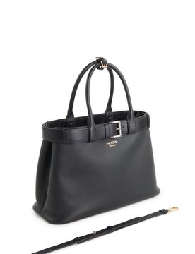 Prada Sac à main en cuir Buckle