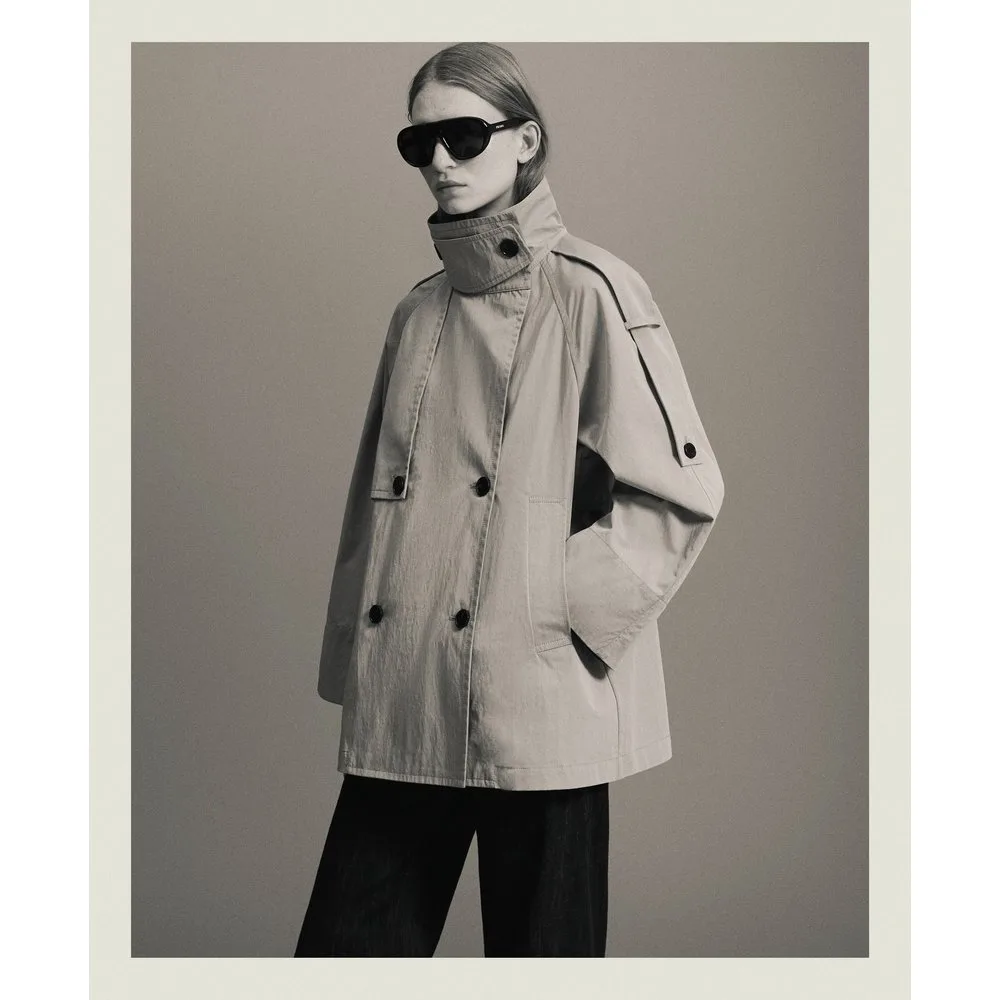Trench corto liso de mujer - Woman Limited El Corte Inglés - FashionsVida