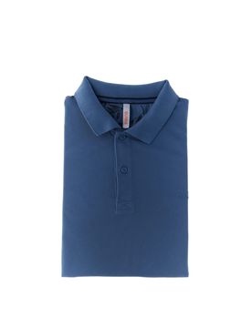 SUN68 Polo in piqué BLU AVIO 3XL