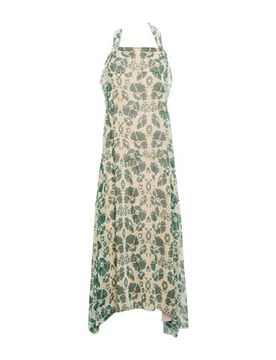 Maxi-Kleid Damen Beige 32 Damen