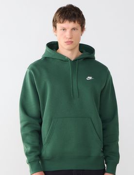 Hoodie Club Small Logo vert/blanc m