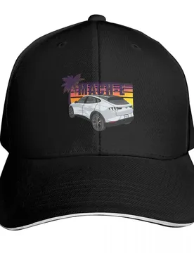 Sunset Mach-E in Space White Baseball Cap beach hat Horse Hat Brand Man cap Unique hats Men's Hats Women's - Aliexpress - FashionsVida
