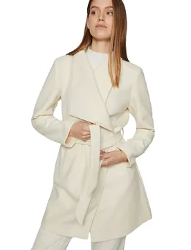 Manteau Cooley Collar Belt Birch 44