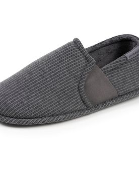 Chaussons sans-gênes Rayure gris rayure gris 43