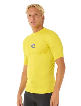 Rash Guard Manches Courtes Waves Upf Perf Sulphur XS