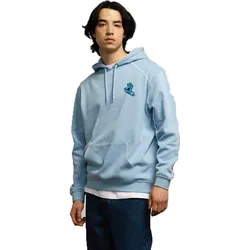 Sweat à Capuche Screaming Hand Chest Sky Blue M