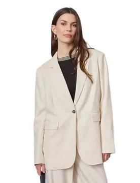 Blazer Bibbi Ecru Melange M