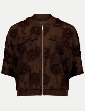 Blouson mit Fledermausärmeln Braun 38