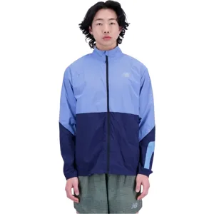GRAPHIC IMPACT RUN PACKABLE JACKET Herren Blau M - New Balance - FashionsVida
