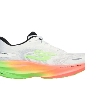 Skx Aero Spark Running Shoes White Textile / Multi Trim UK 8.5 Men - Skechers - FashionsVida