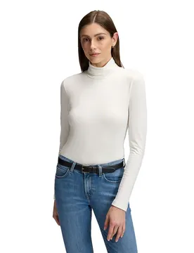 T-shirt à Manches Longues 112385621 Slim Fit Ecru S