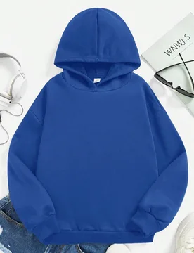 Sudadera con capucha de manga larga y patrón casual para adolescentes, adecuada para otoño/invierno - Shein - FashionsVida