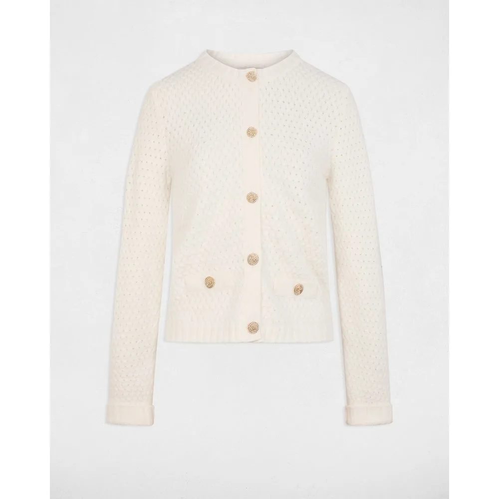 Cárdigan de mujer recto cuello redondo - Morgan - FashionsVida