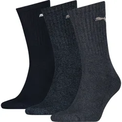 Crew 3-er Pack Socken, blau 39/42