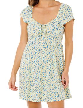 Surf side vestidos mujer Amarillo (M)