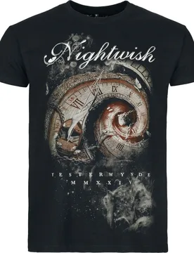 T-Shirt - Yesterwynde Space - S bis 4XL - für Männer - Größe 4XL - schwarz - EMP exklusives Merchandise! - Männer - male - Nightwish - FashionsVida
